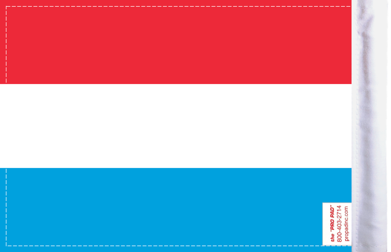 FLG-LUX  Luxembourg flag 6x9 (BACK)
