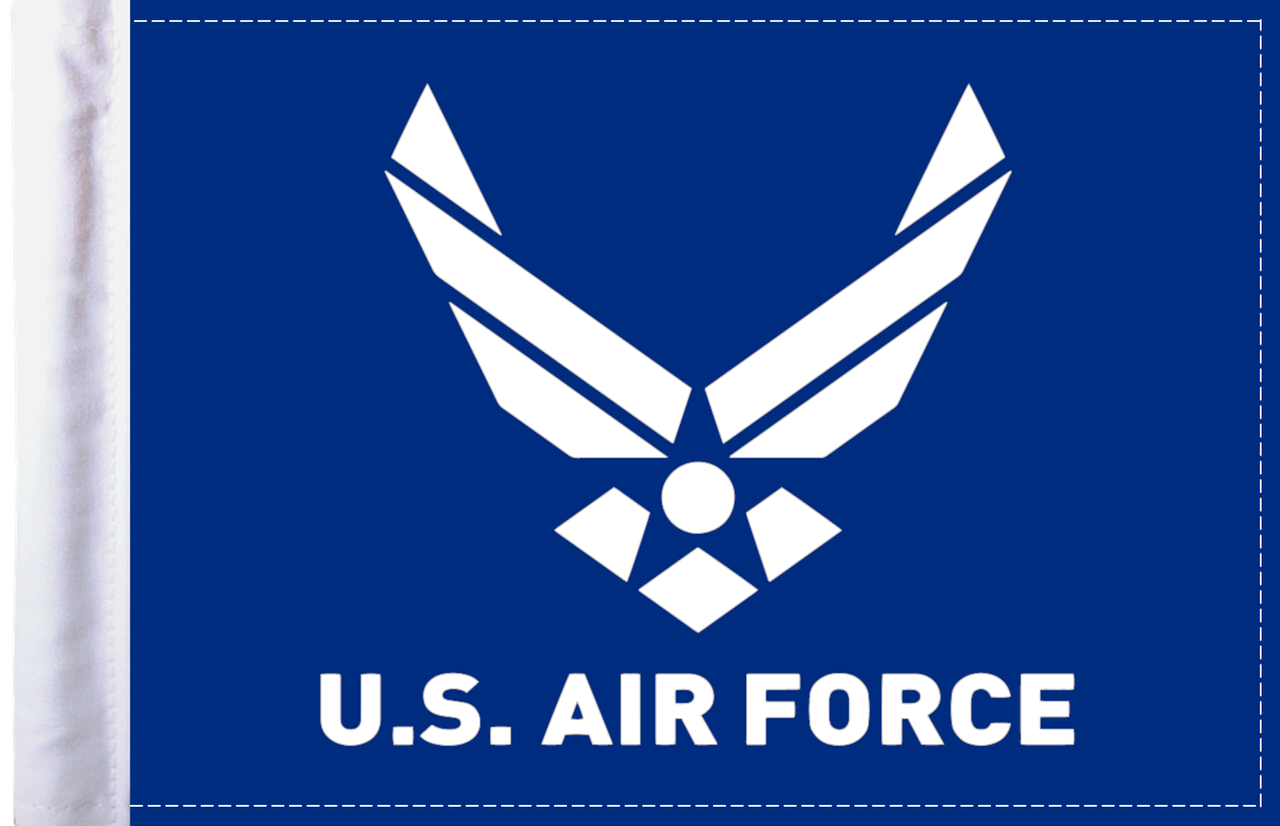 U S Air Force Logo Motorcycle Flag Air Force Logo Flag