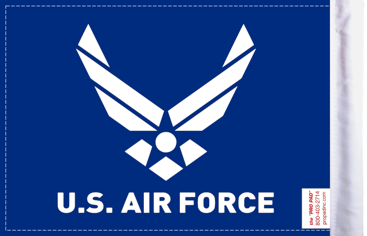 FLG-AFL U.S. Air Force (wings) 6x9 flag (BACK)