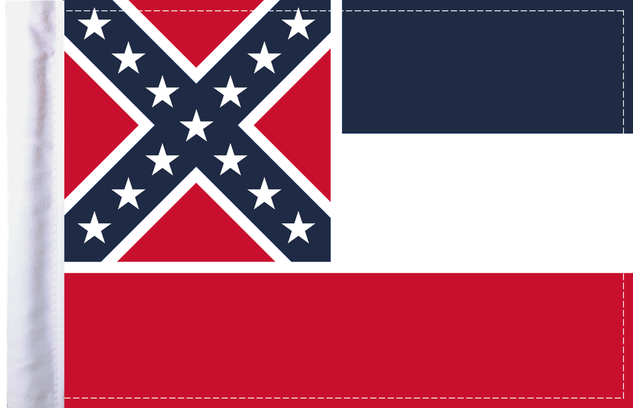 FLG-MS  Mississippi Flag 6x9