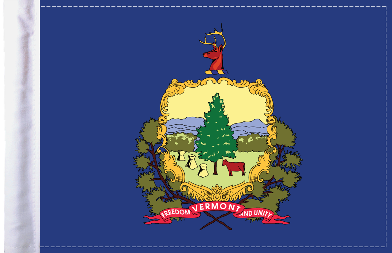 FLG-VT  Vermont flag 6x9