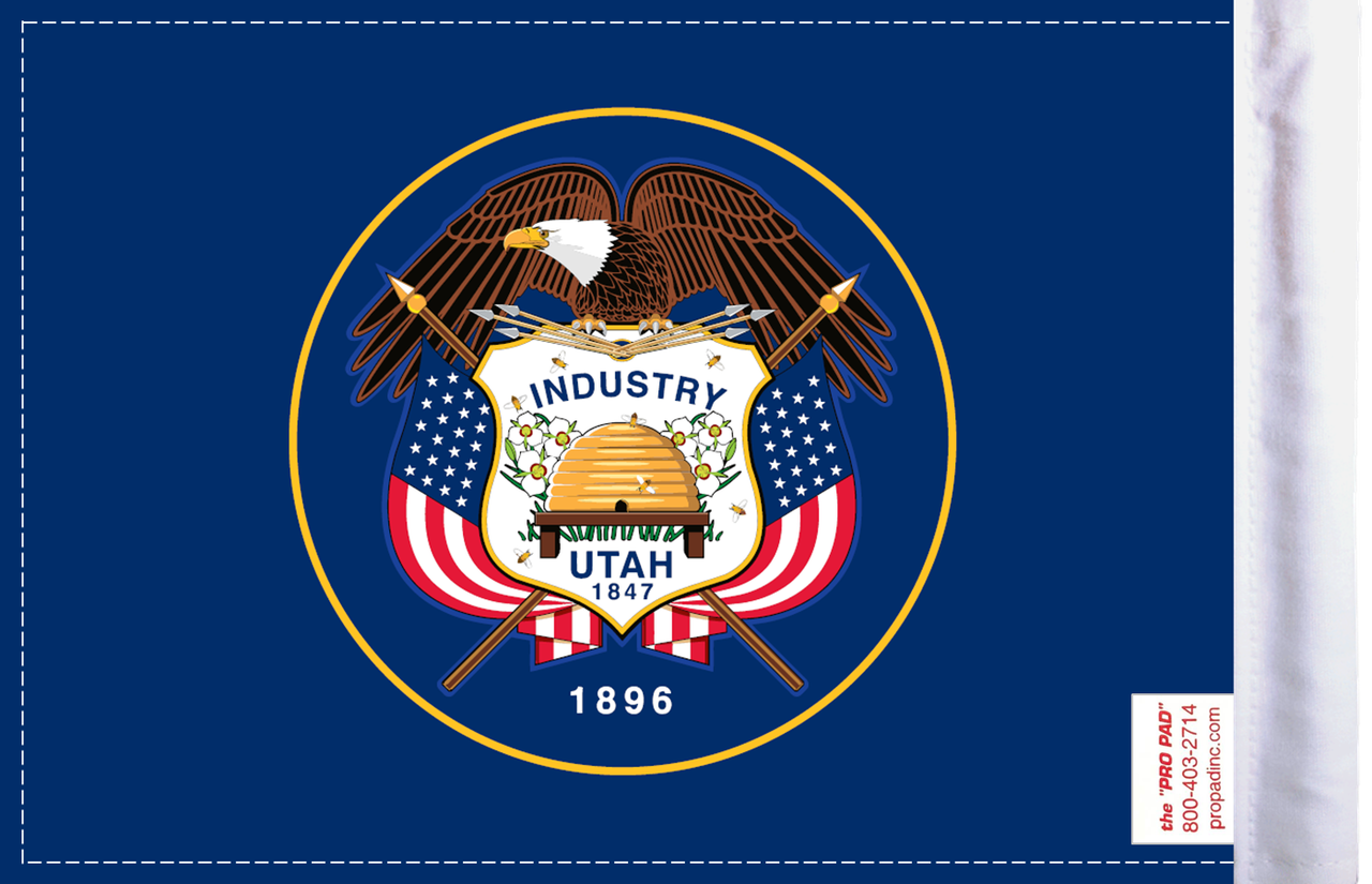 FLG-UT  Utah Flag 6x9 (BACK)