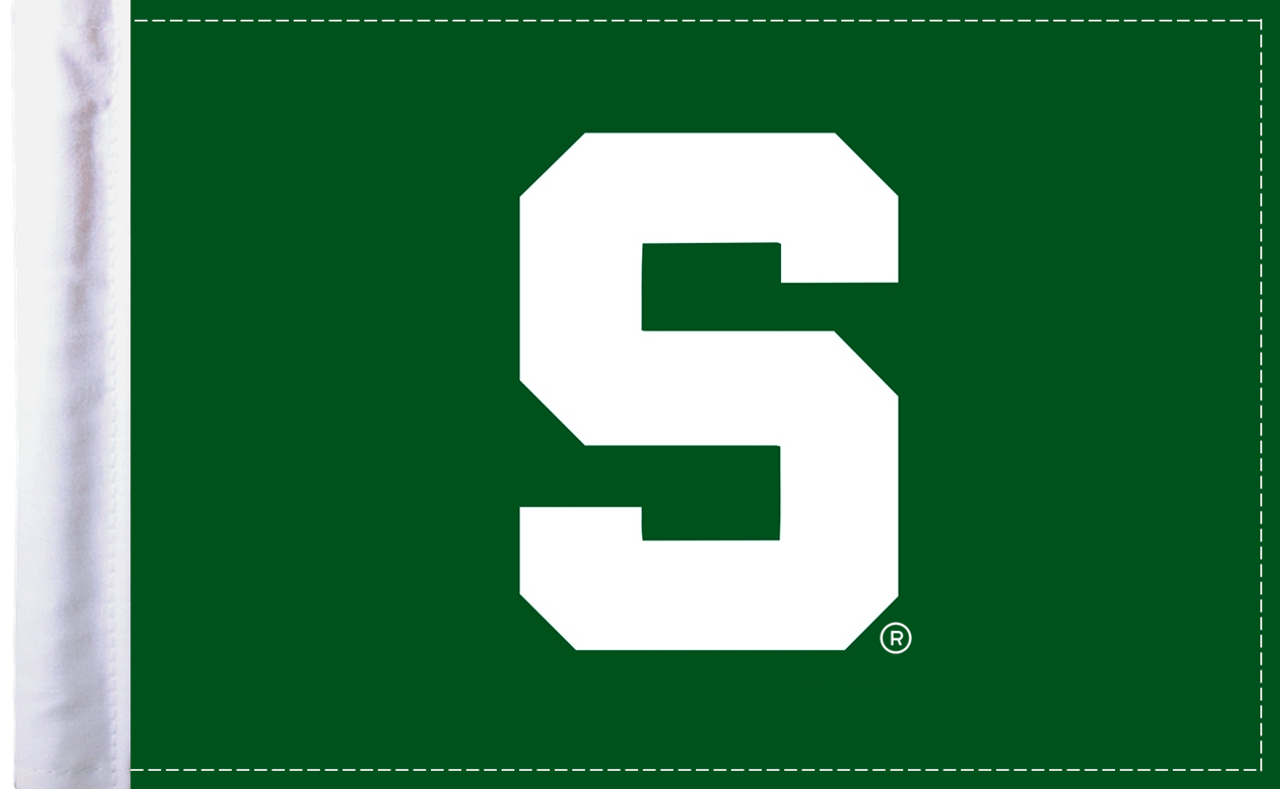 michigan state spartans flag