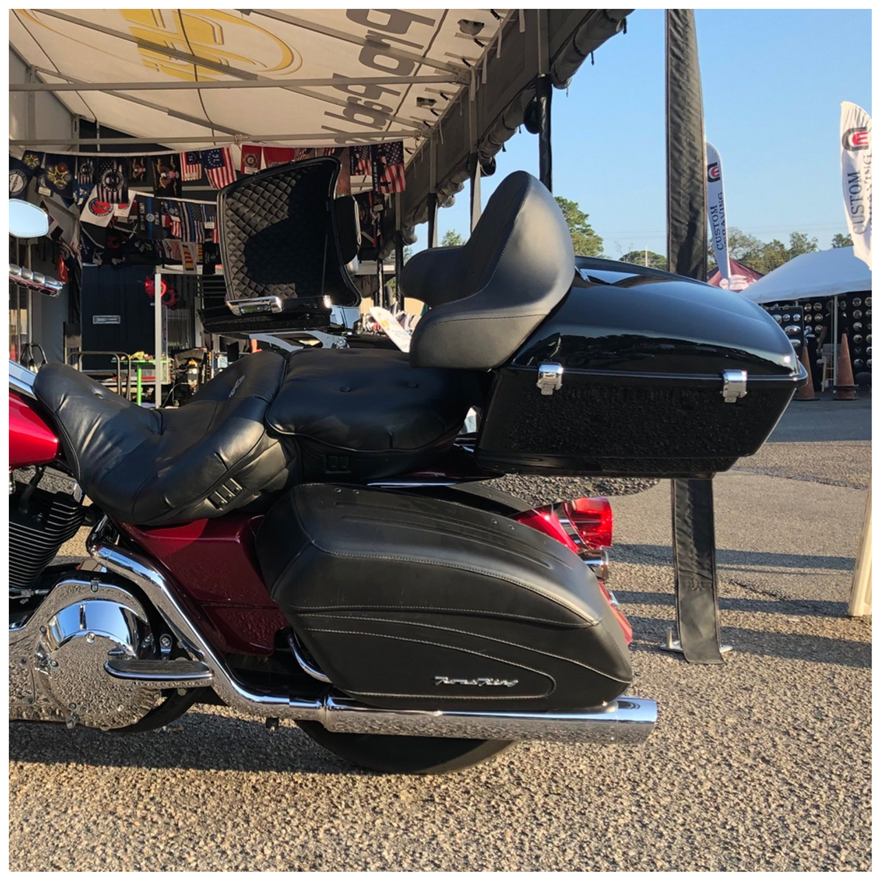 1989 harley tour pack rack