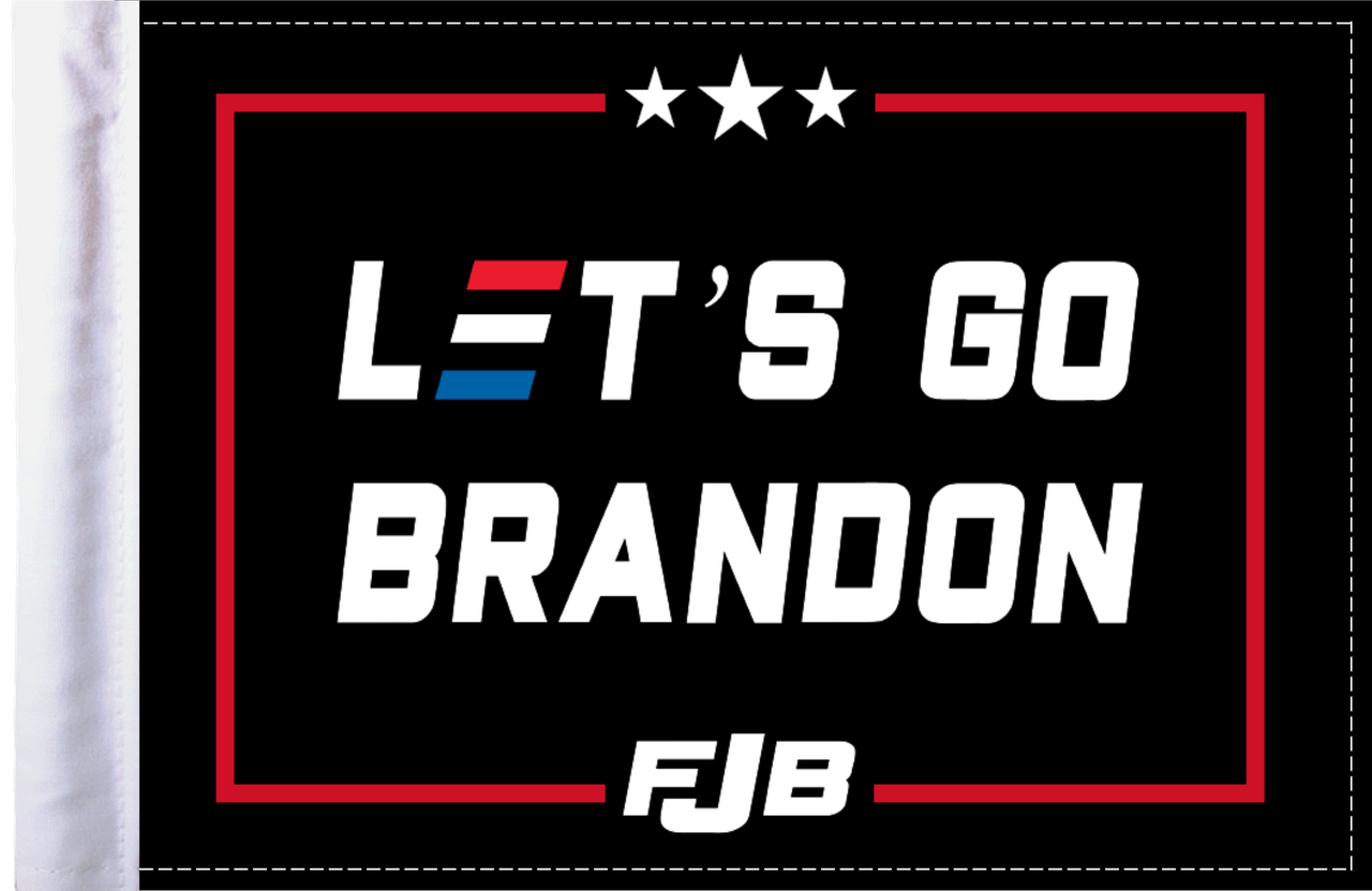 Let's Go Brandon Motorcycle Flag