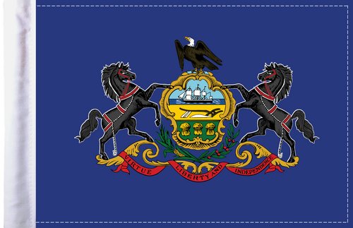 FLG-PA  Pennsylvania Flag 6x9