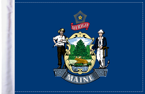 FLG-ME  Maine Flag 6x9