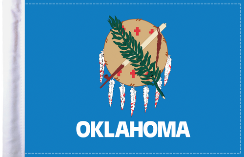 FLG-OK  Oklahoma flag 6x9