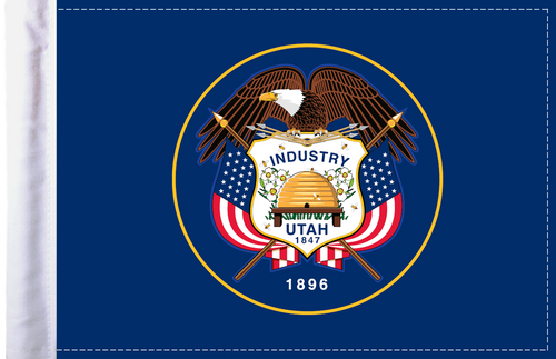 FLG-UT  Utah Flag 6x9