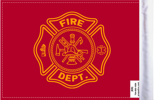 FLG-FIRF Firefighter 6x9 flag (BACK)