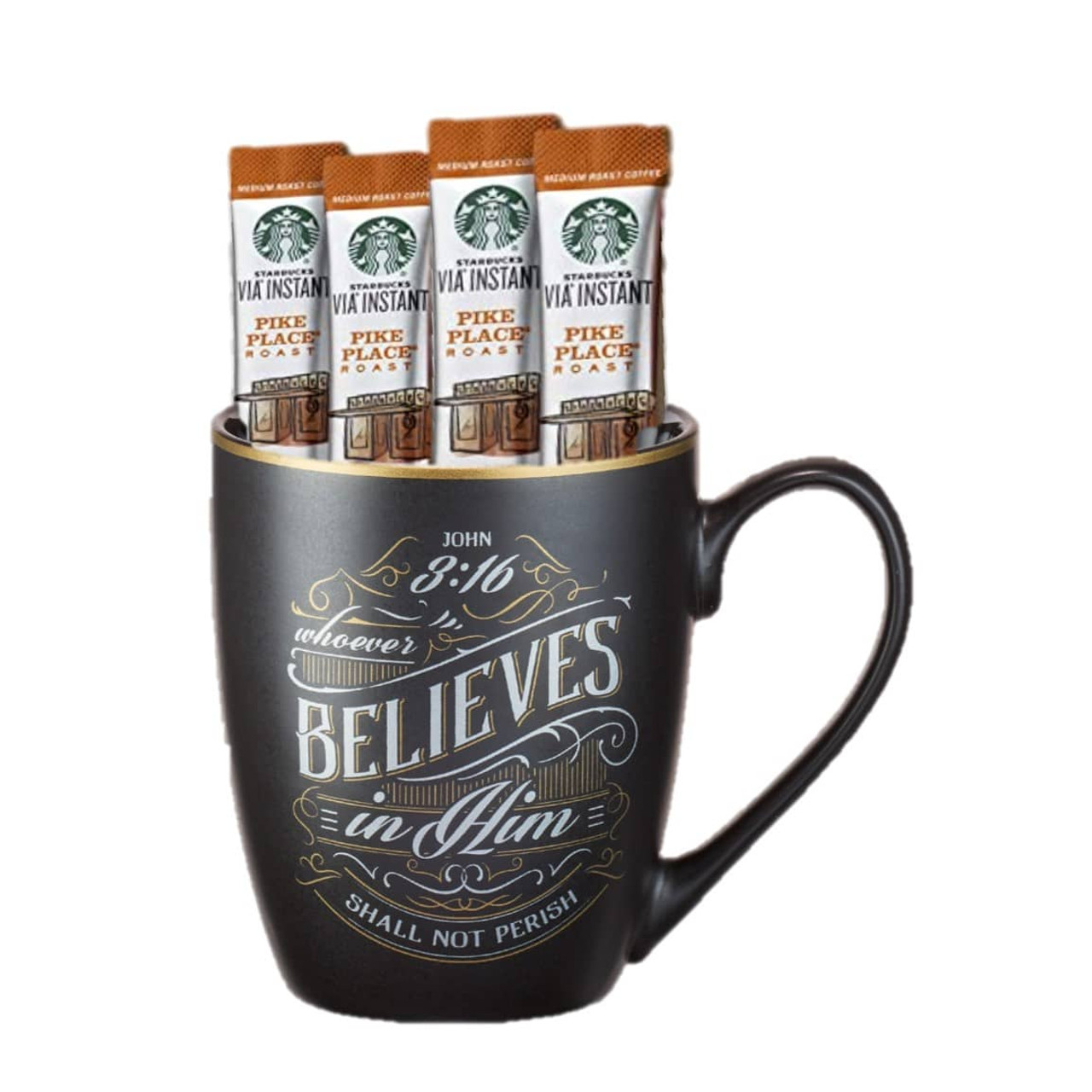 Starbucks Holiday Pike Place Roast Coffee Gift Set With 2 Mugs