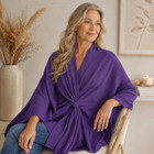 purple wrap shawl gift