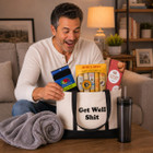 Grumpy Old Man Get Well Gift for Men - Comfort, Snacks & Laughs for Recovery Days