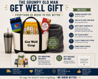 Get Well Gift for Men – Grumpy Old Man Basket