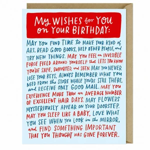 My Wishes for You on Your Birthday