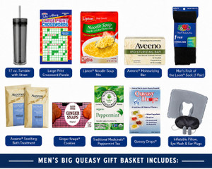 Men's Big Queasy Cancer Gift with Robe