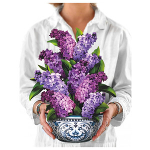 Garden Lilac  3D Pop-up Bouquet