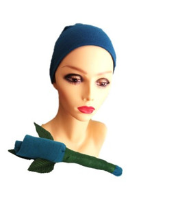 chemo beanie rose