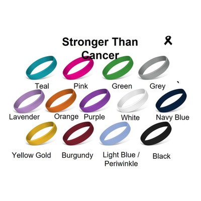 Stronger Than Cancer Wristband Bracelet