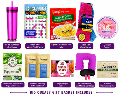 Ultimate Big Queasy™ Cancer Gift for Women with Robe