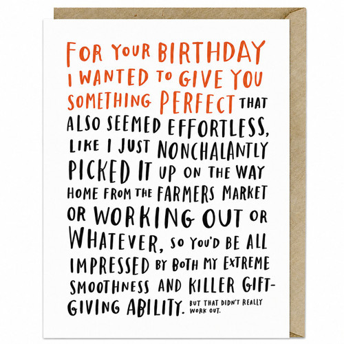 Awkward Birthday Card