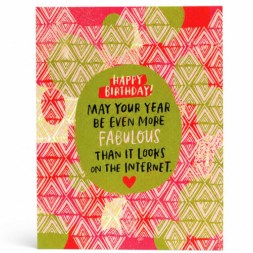 Internet Fabulous Birthday Card