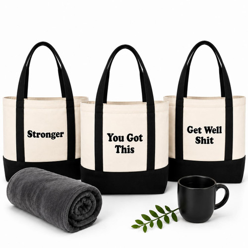 Comfort Me™ Get Well Gift Basket with Hot & Cold Neck Pillow