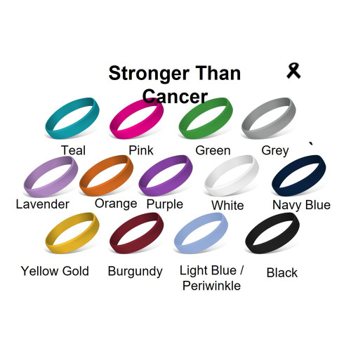 Stronger Than Cancer Wristband Bracelet