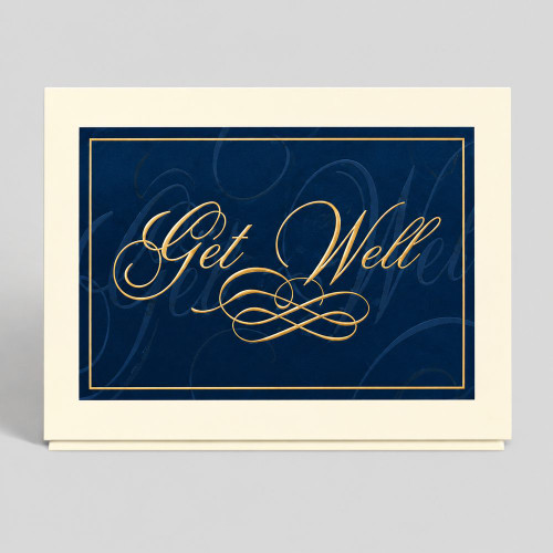 Classically Elegant Get Well Card by Debbie Schaefer