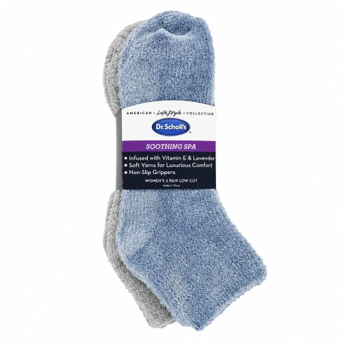 Dr Scholl's Spa Socks for Women - 2 Pairs