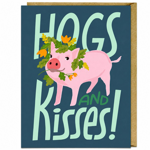 Hogs and Kisses Emily McDowell Card