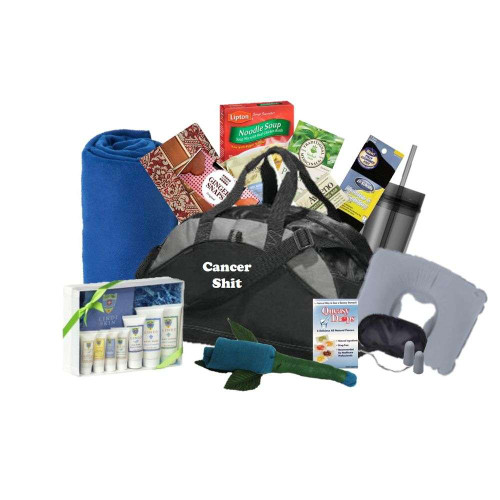 Big Queasy Plus Chemotherapy and Radiation Care Package For Men - Gym Bag