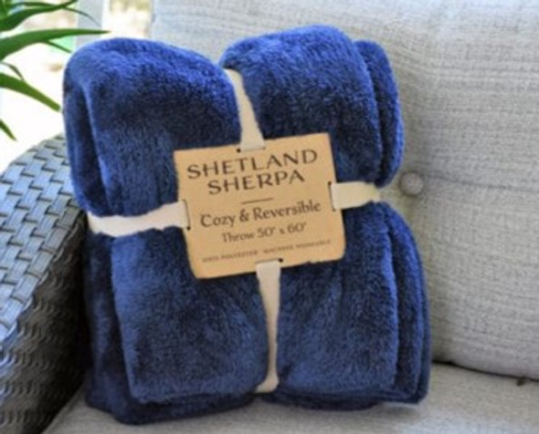Shetland Sherpa Throw Blanket Shetland Sherpa Throw Blanket