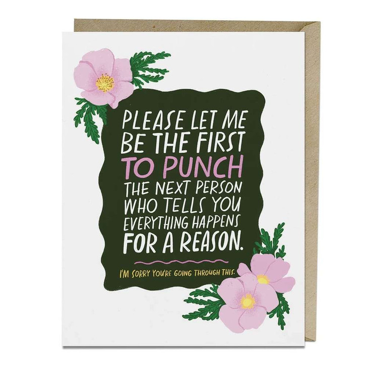 Let Me First To Punch The Next Person Empathy Card