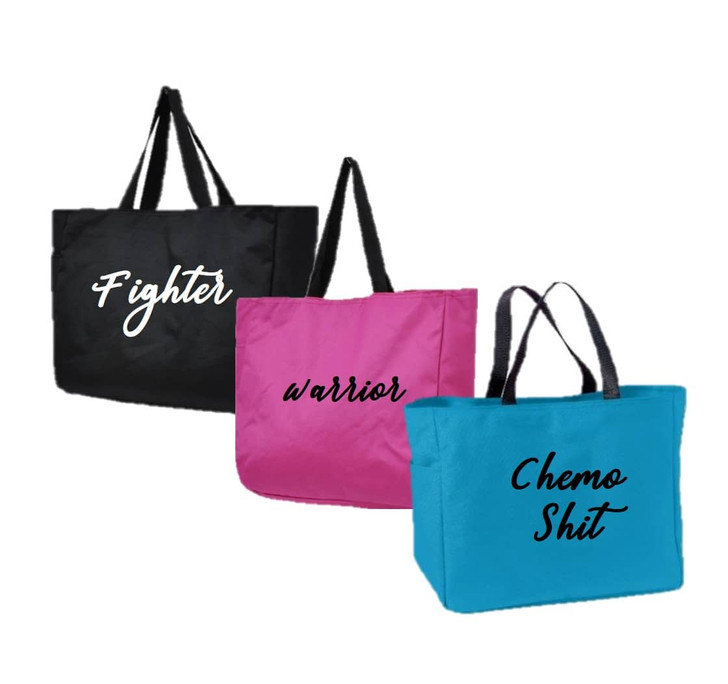 Womens Tote Bag Select Color/ Cancer Slogan