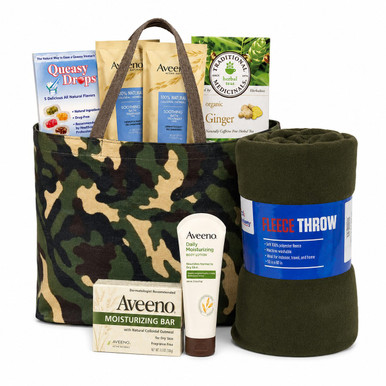  Original Care Products バッグ&カーケアセット Chemo Kit For Men Camo Tote Bag For Cancer Treatment