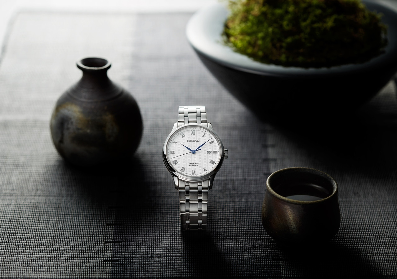Seiko Presage Zen Garden Automatic Date Watch SRPC79J1