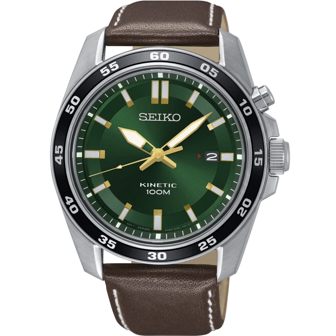 Seiko Kinetic Watch Review Seiko Kinetic Men's Brown Leather