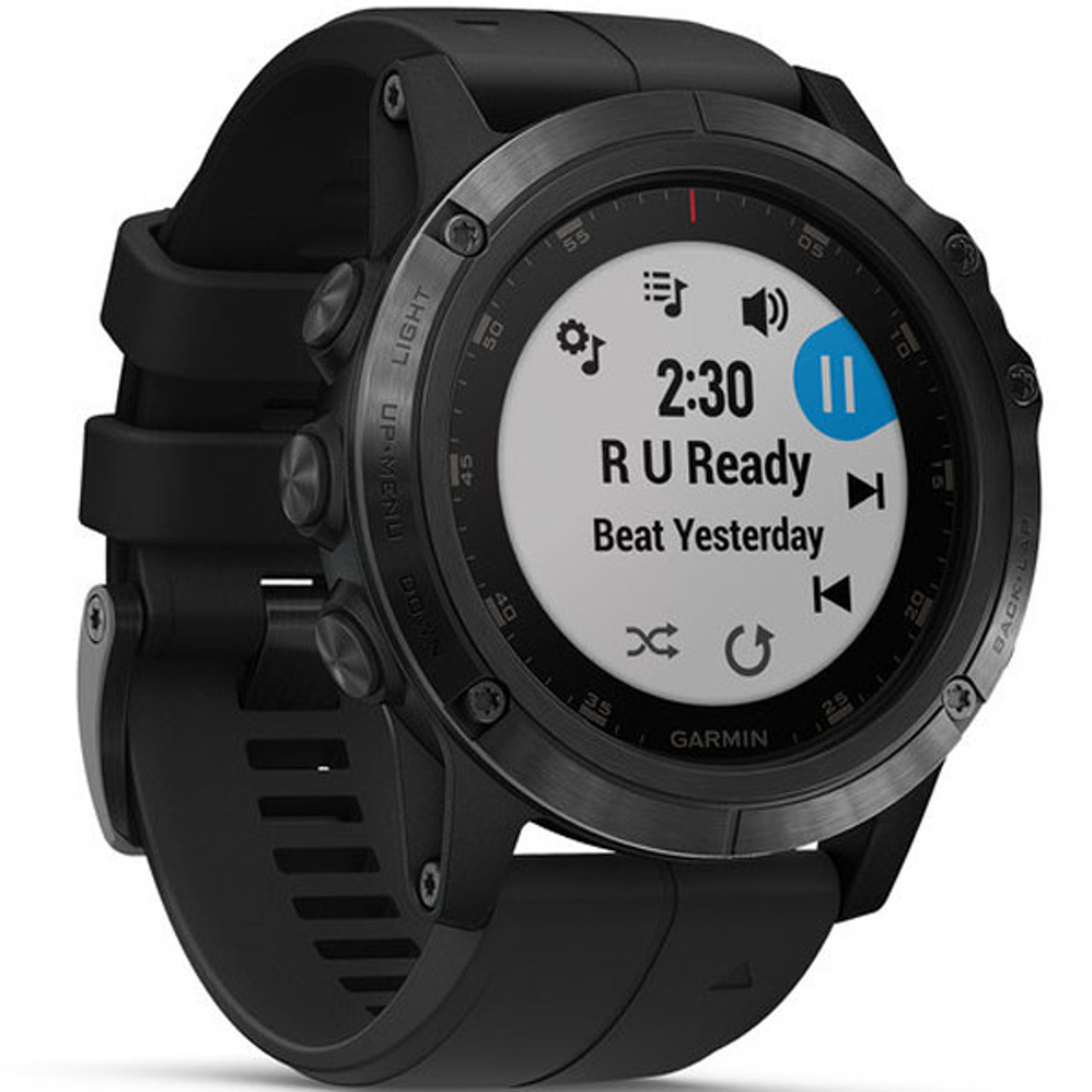 Garmin Fenix 5X Plus Sapphire GPS Multi-Sport Multi-Sensor HR Music Black  Smartwatch 010-01989-01