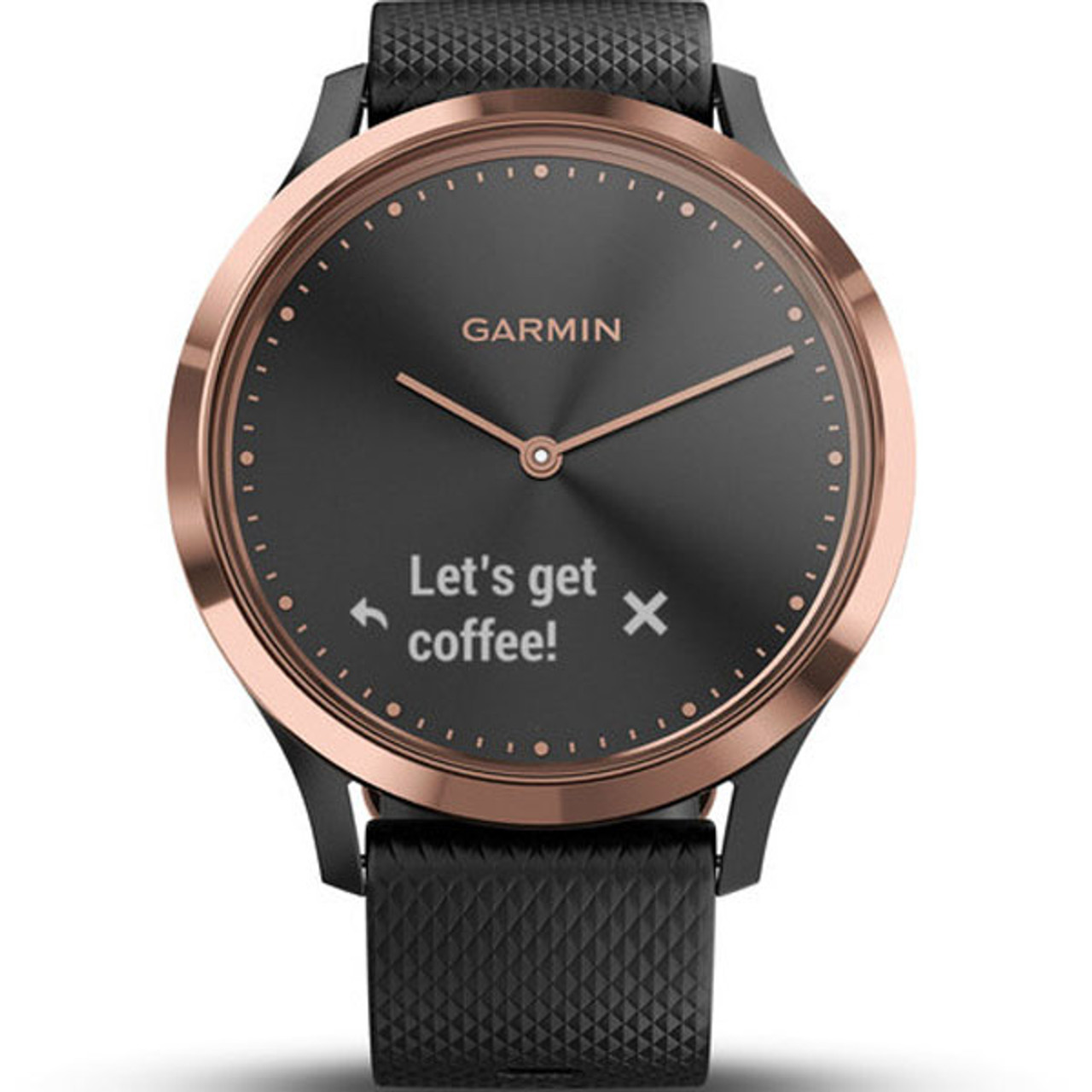 Celebrity forsvinde Jeg spiser morgenmad Garmin Vivomove HR Rose Gold And Black Watch 010-01850-06