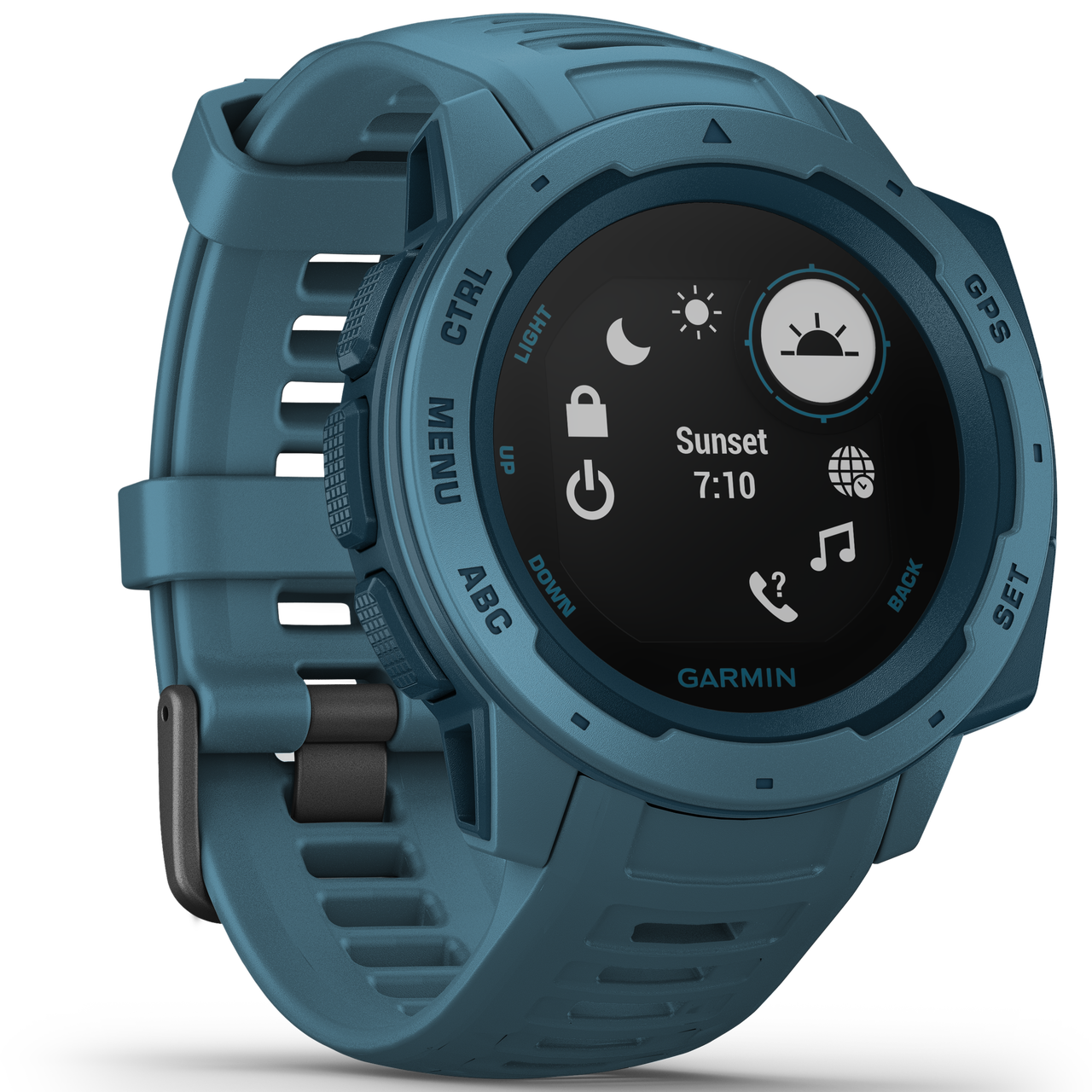 Garmin Instinct Military GPS Lakeside Blue Watch 010-02064-04