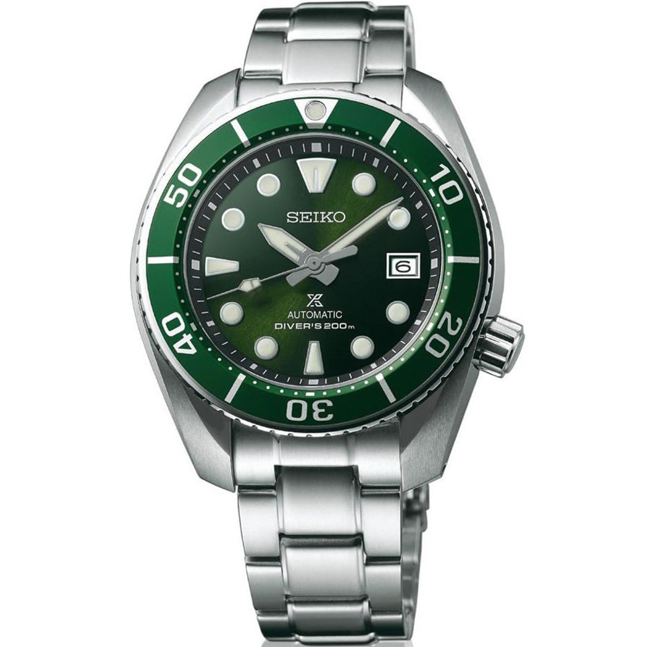 Seiko divers 2025 watch green