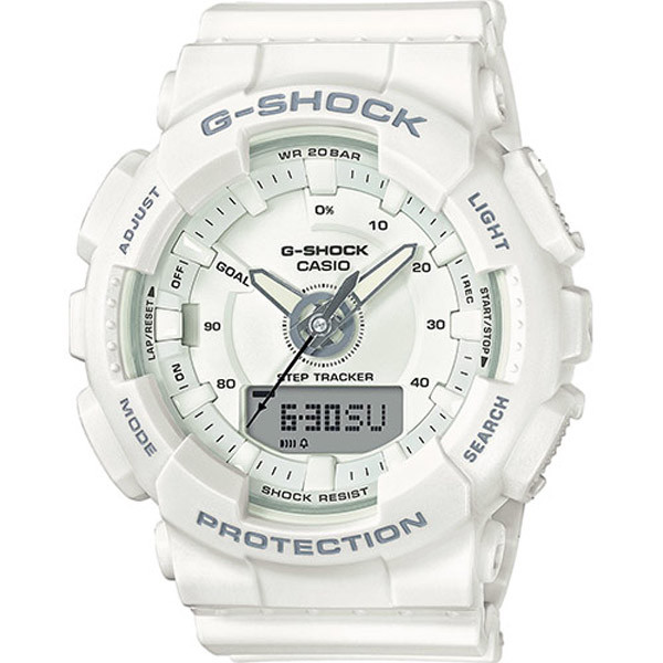 G-Shock Step Tracker Compact Case White Watch GMA-S130-7AER