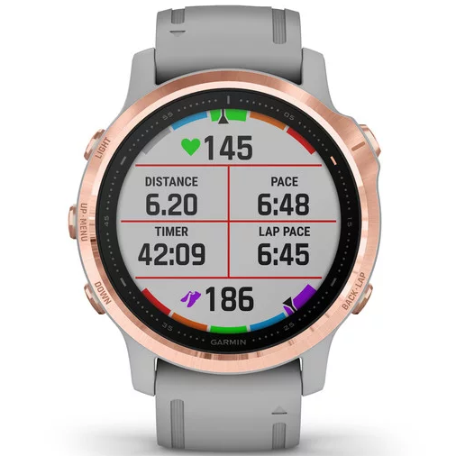 Garmin Fenix 6S Pro Sapphire GPS Rose Gold Watch 010-02159-21