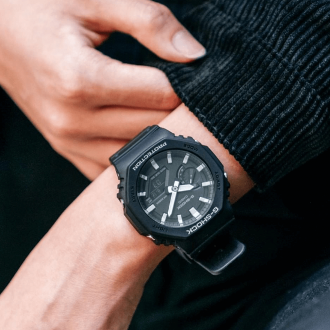 G shock octagon black Clearance