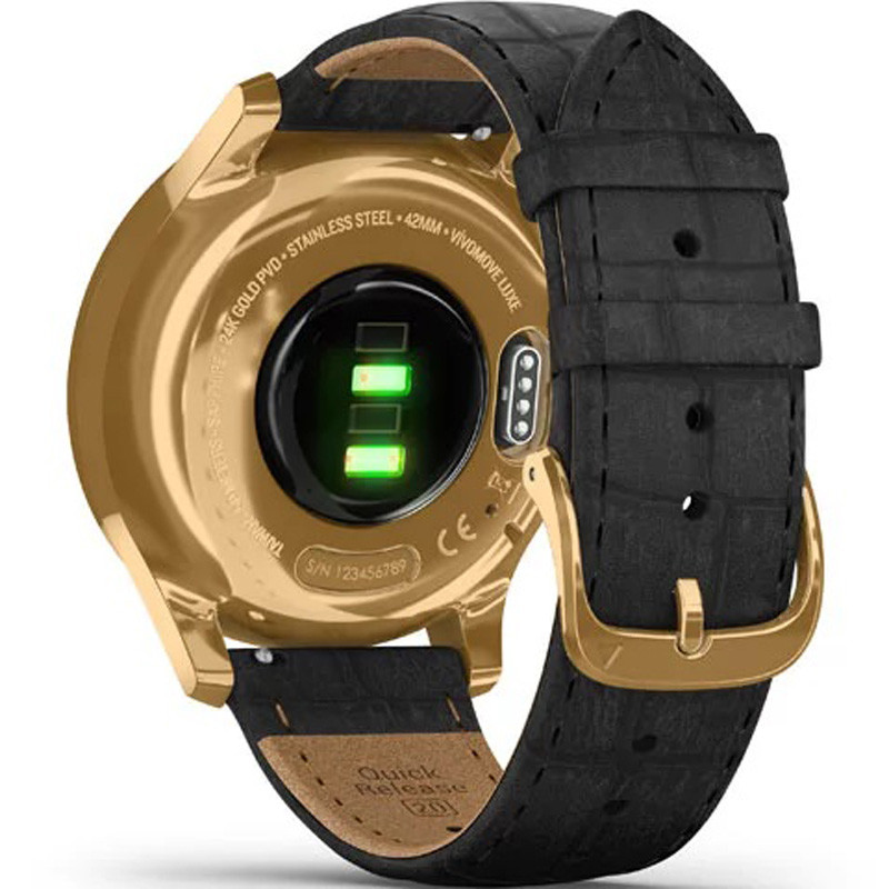 Garmin Vivomove Luxe 24K Gold Hybrid Smartwatch 010-02241-02