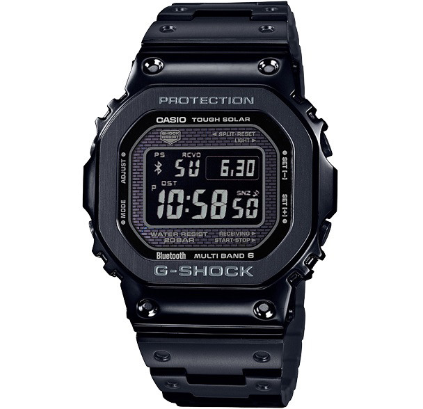 G-Shock 35th Anniversary Black Metal Bluetooth Watch GMW-B5000GD-1ER