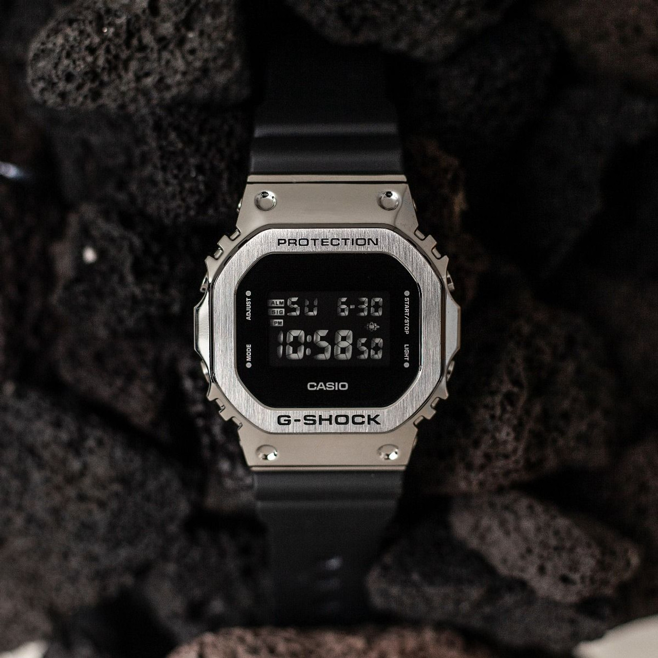 G Shock Metal Bezel Series Black Strap Watch GM 5600 1ER