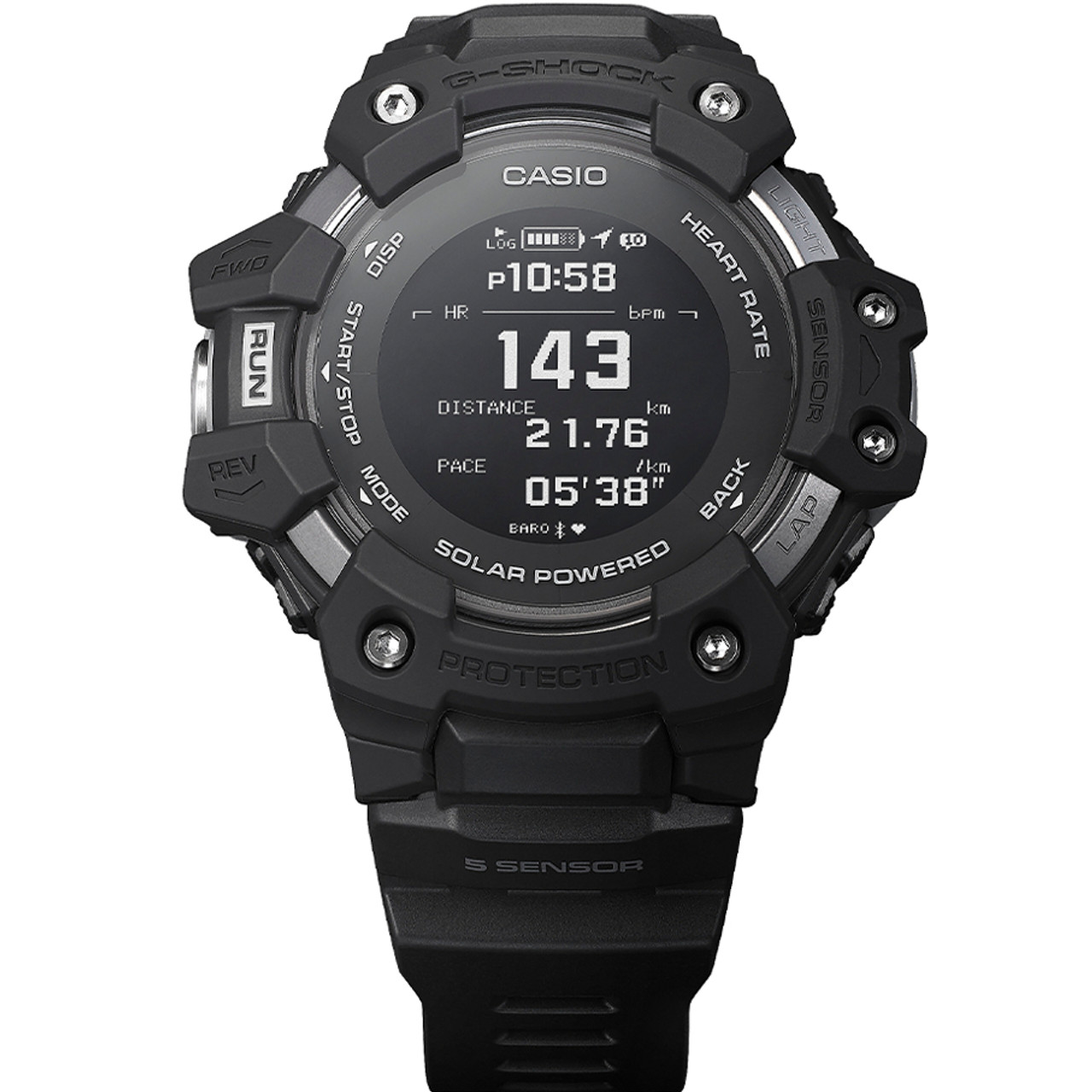 G-Shock Heart Rate Monitor Tough Solar Watch GBD-H1000-1ER