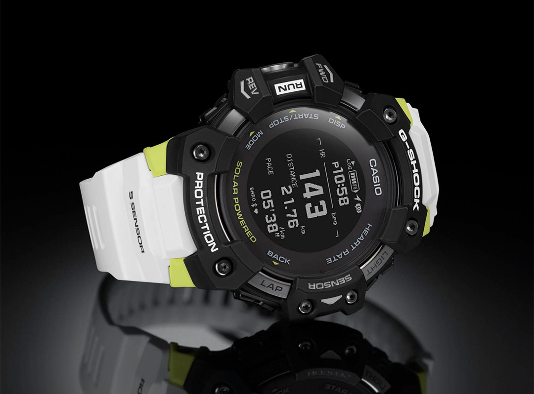 【美品】 G-SHOCK GBD-H1000 WHITE 　1A7JR CASIO G-Shock G-Squad GBD-H1000-1A7JR Men's Watch (Japan Domestic